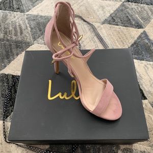 Lulus Strap heels Size 6